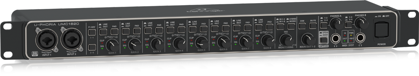 Behringer U-Phoria UMC1820 USB Audio Interface