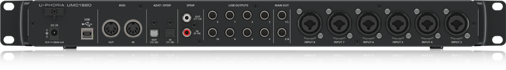 Behringer U-Phoria UMC1820 USB Audio Interface