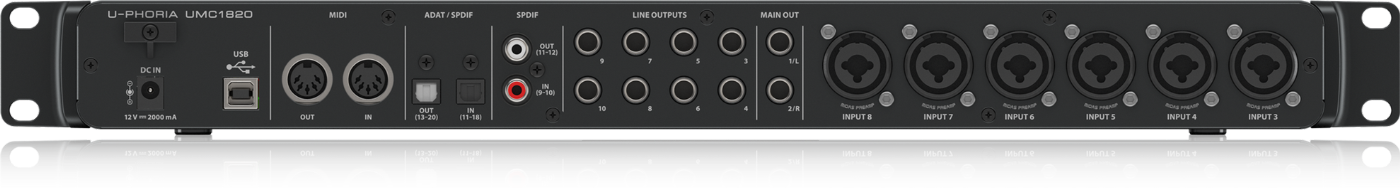 Behringer U-Phoria UMC1820 USB Audio Interface