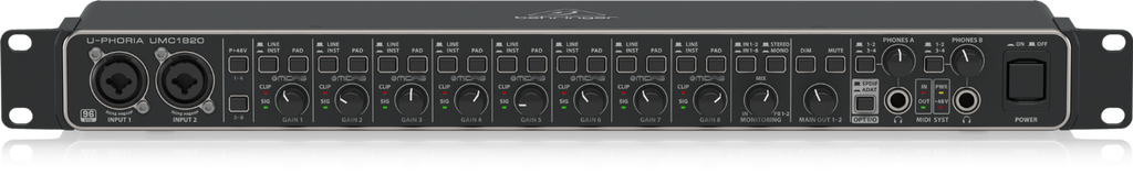 Behringer U-Phoria UMC1820 USB Audio Interface