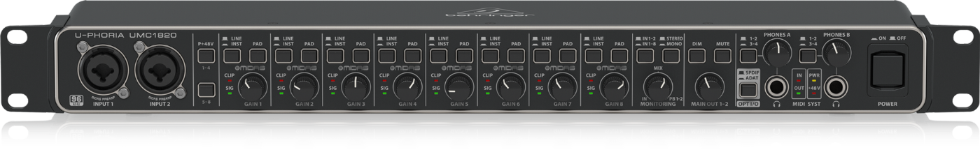 Behringer U-Phoria UMC1820 USB Audio Interface