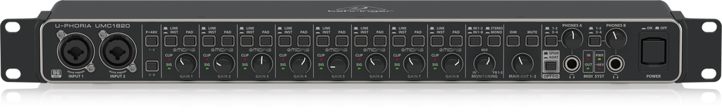 Behringer U-Phoria UMC1820 USB Audio Interface