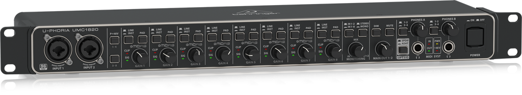 Behringer U-Phoria UMC1820 USB Audio Interface