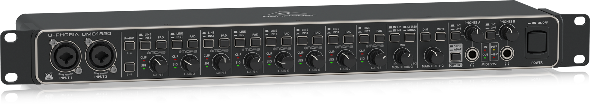 Behringer U-Phoria UMC1820 USB Audio Interface