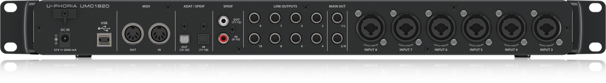 Behringer U-Phoria UMC1820 USB Audio Interface