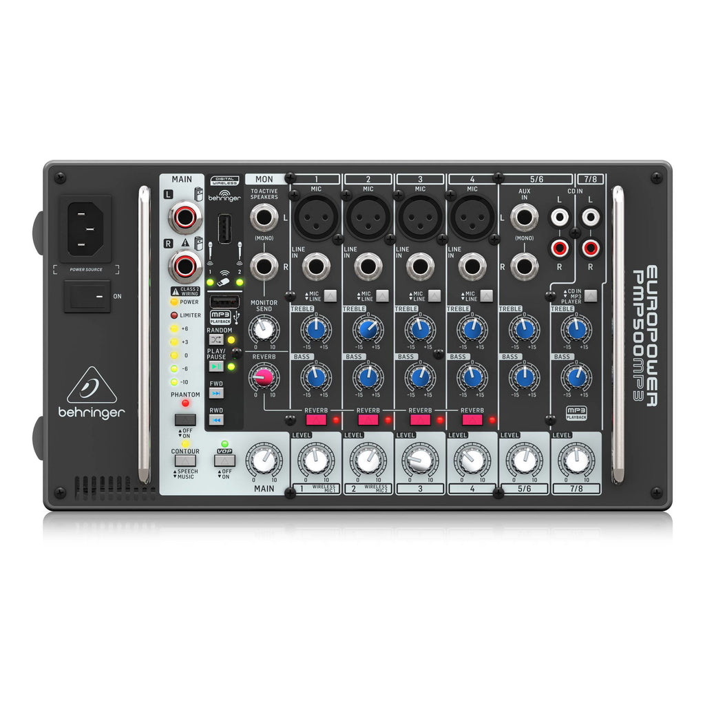 Behringer Europower PMP500MP3 Powered Mixer