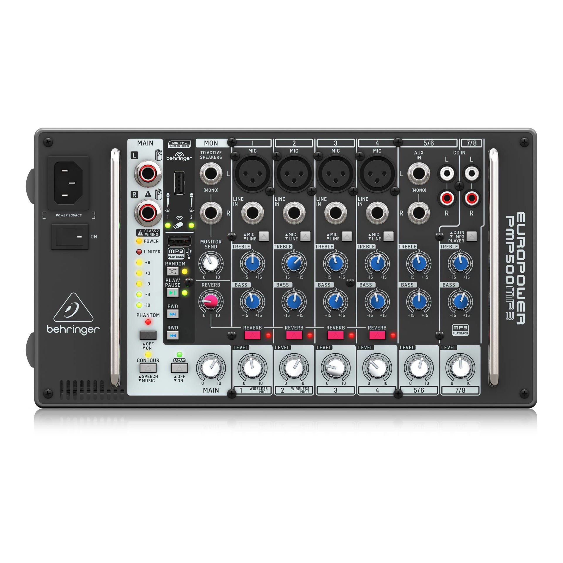 Behringer Europower PMP500MP3 Powered Mixer