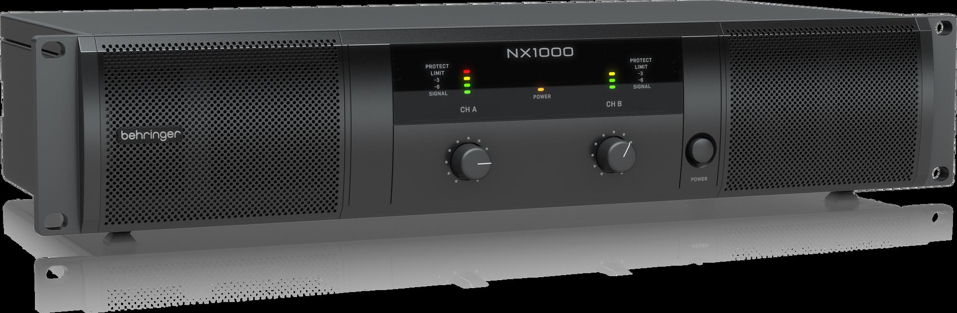 Behringer NX1000 Power Amplifier with Smartsense