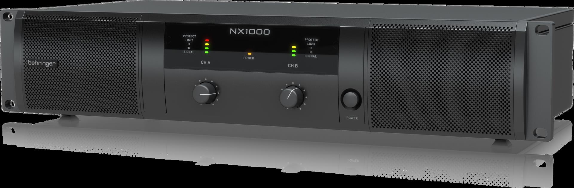 Behringer NX1000 Power Amplifier with Smartsense