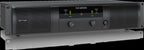 Behringer NX3000 power amplifier with Smartsense control and ventilation, shown with front panel and control knobs.