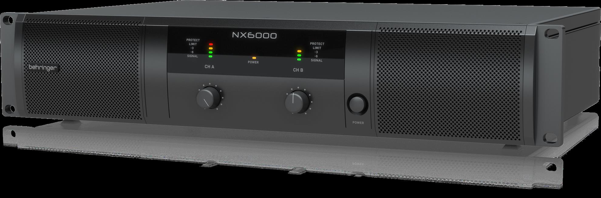 Behringer NX6000 Power Amplifier with Smartsense
