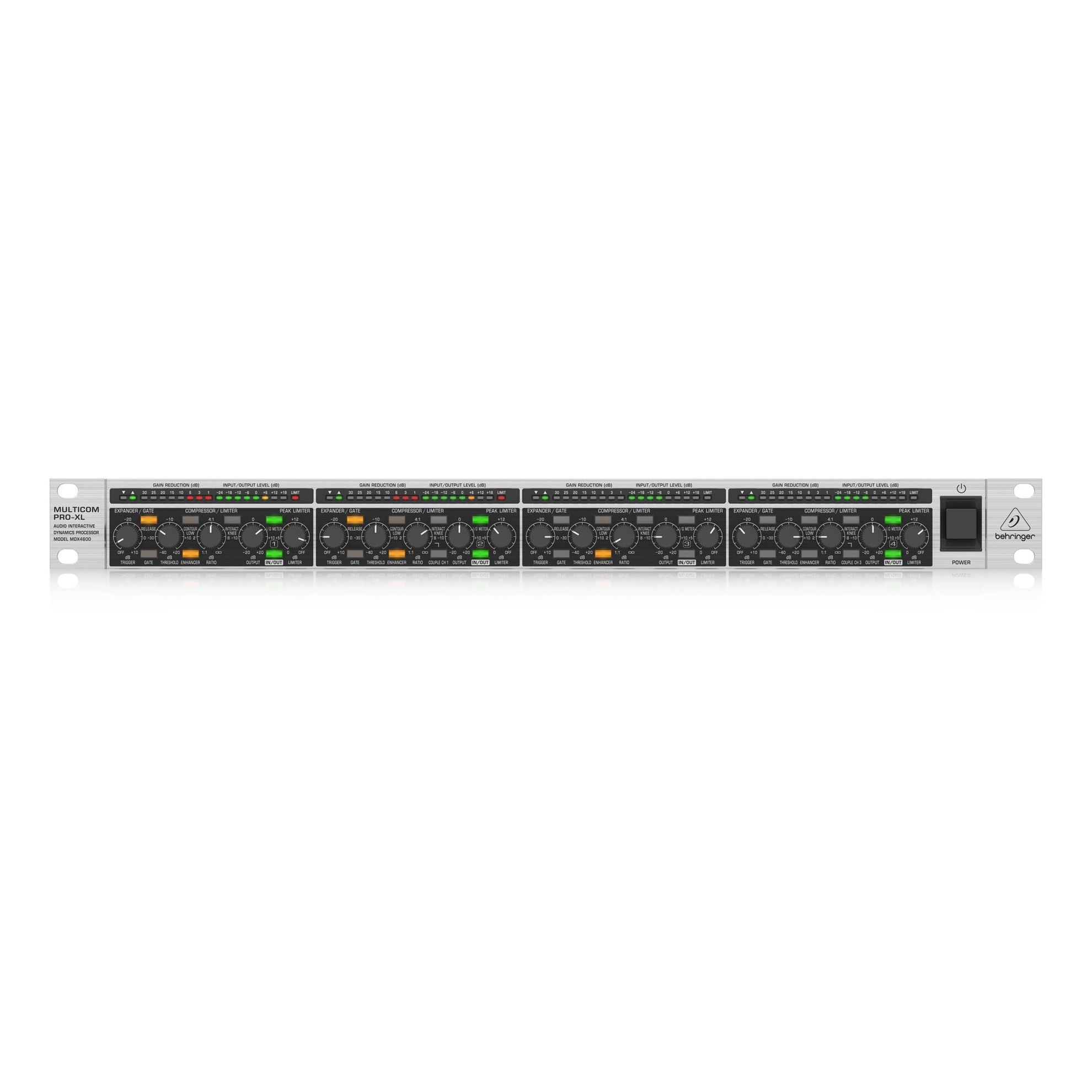 Behringer MULTICOM PRO-XL MDX4600 4-Channel Expander/Gate/Compressor V2