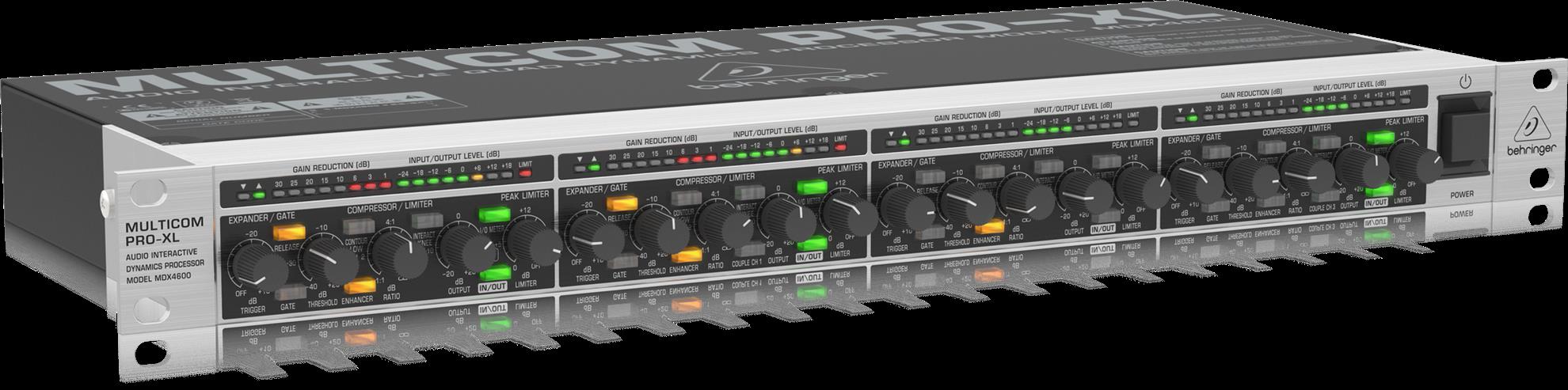 Behringer MULTICOM PRO-XL MDX4600 4-Channel Expander/Gate/Compressor V2