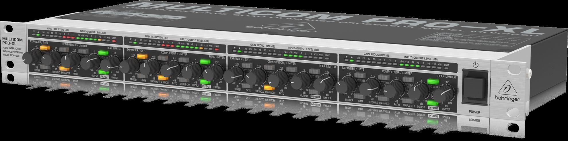 Behringer MULTICOM PRO-XL MDX4600 4-Channel Expander/Gate/Compressor V2