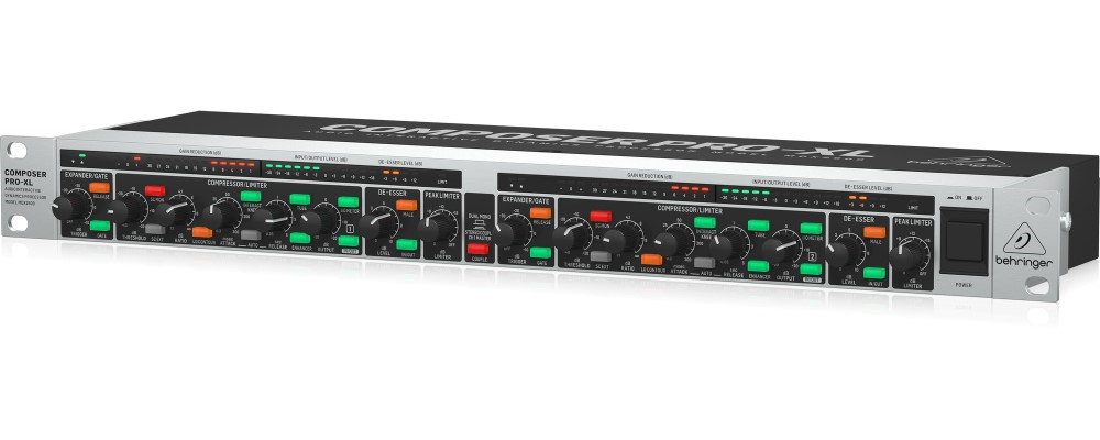 Behringer MDX2600 Composer Pro-XL V2 2-Channel Expander/Gate/Compressor/Limiter