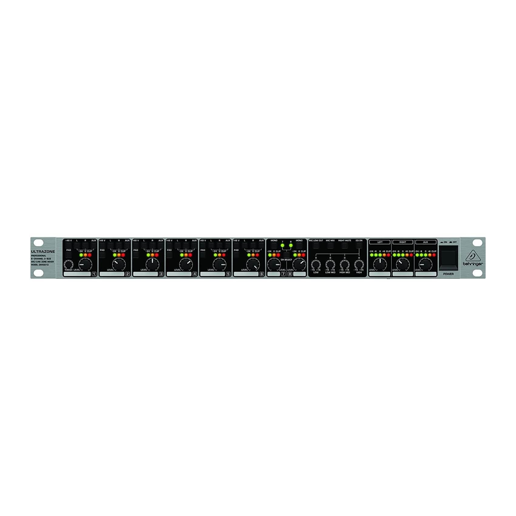 Behringer ZMX8210 V2 8 Channel Zone Mixer