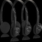 Behringer HO66 Budget 3-Pack Headphones