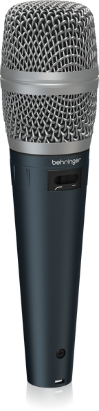 Behringer SB78A condenser cardioid wired microphone for live performances with visible microphone grille and body.