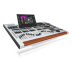 Behringer WING digital mixing console with touchscreen, motorized faders, and professional audio controls