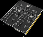 Behringer 961 Interface Module for Eurorack, showcasing patch points and controls in a sleek synthesizer rack design.