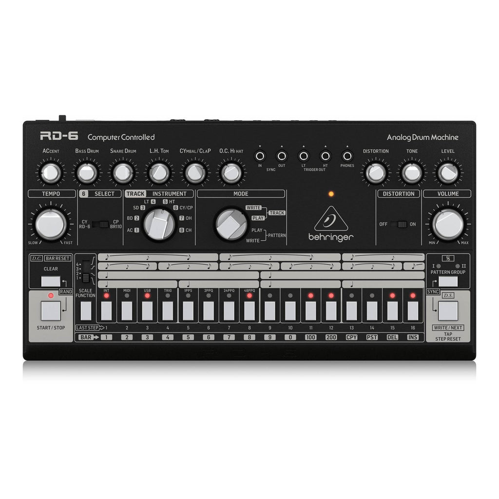 Behringer RD6 BK Analog Drum Machine