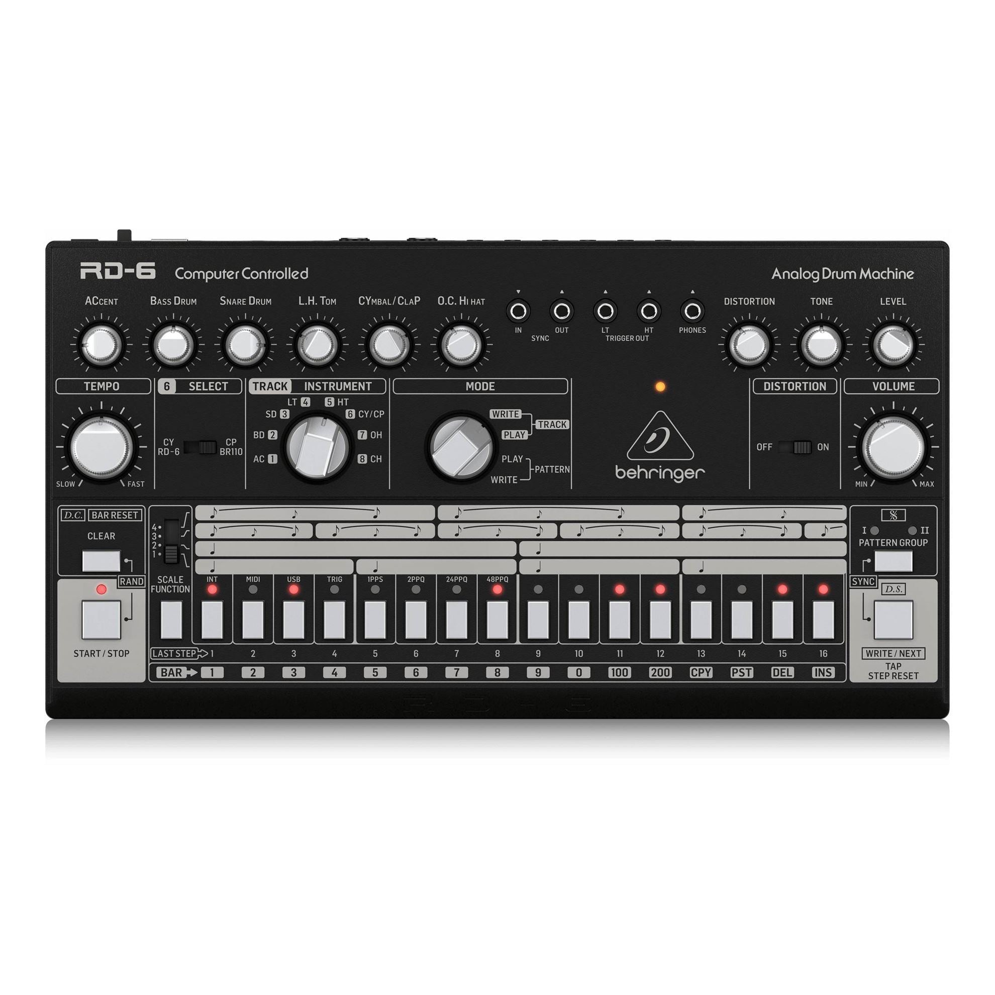 Behringer RD6 BK Analog Drum Machine