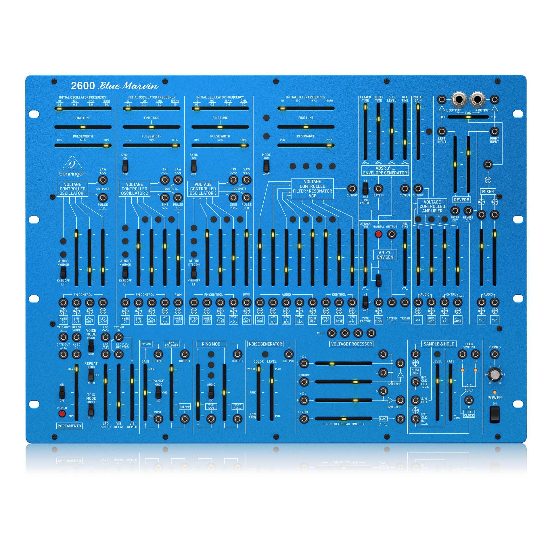 Behringer 2600 Blue Marvin Analog Synth 8RU