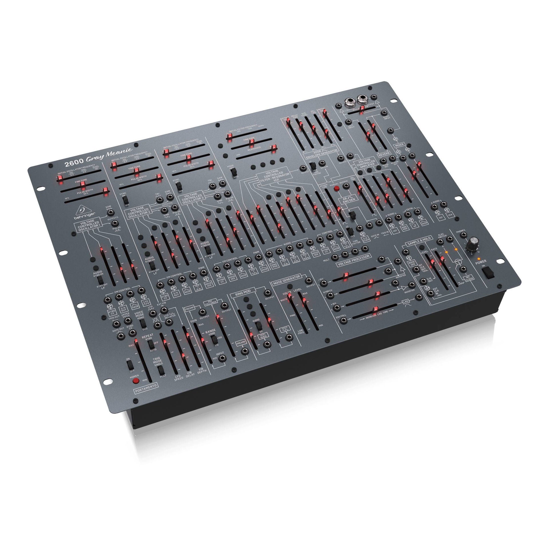 Behringer 2600 Gray Meanie Analog Synthesizer 8RU