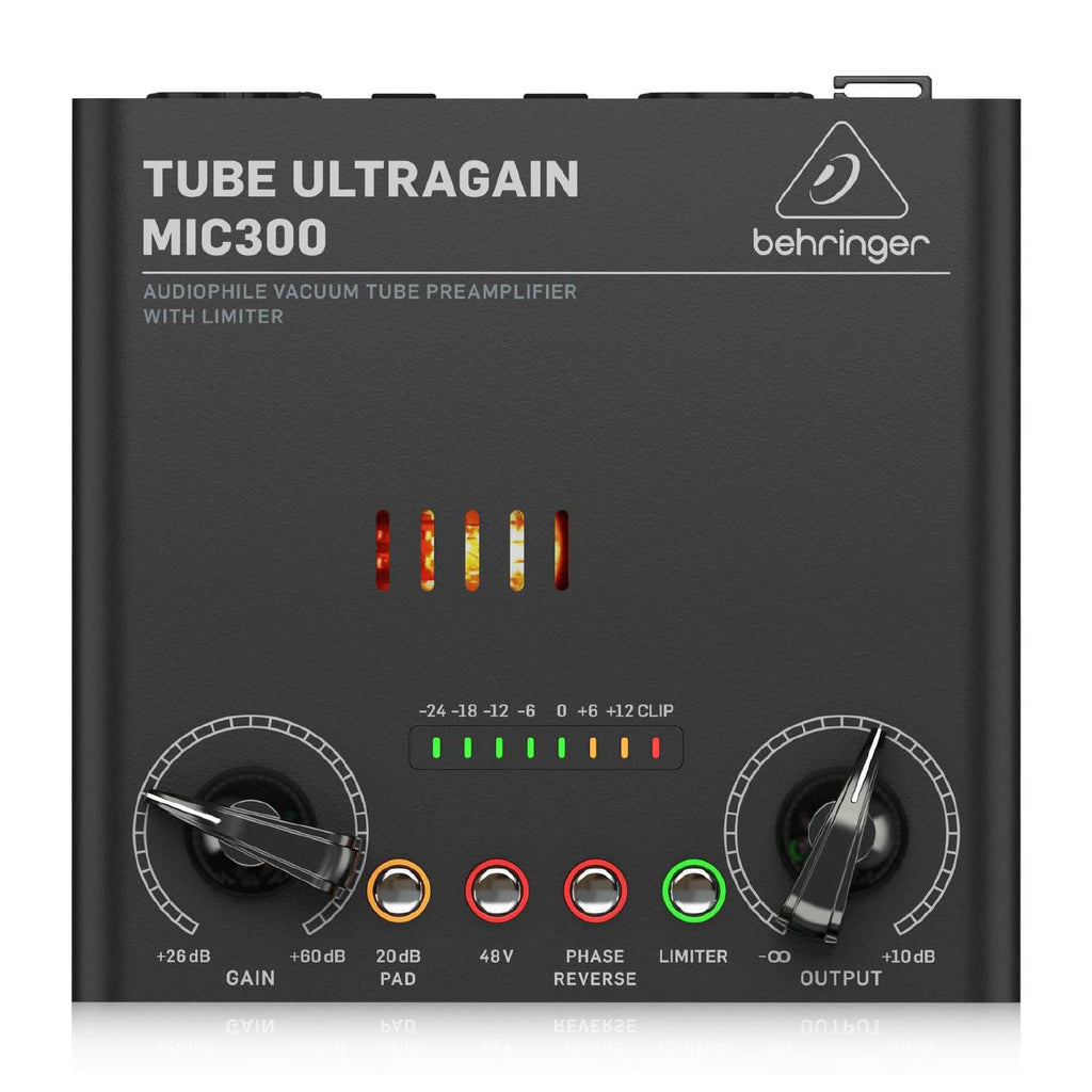 Behringer MIC300 Tube Preamp With Limiter