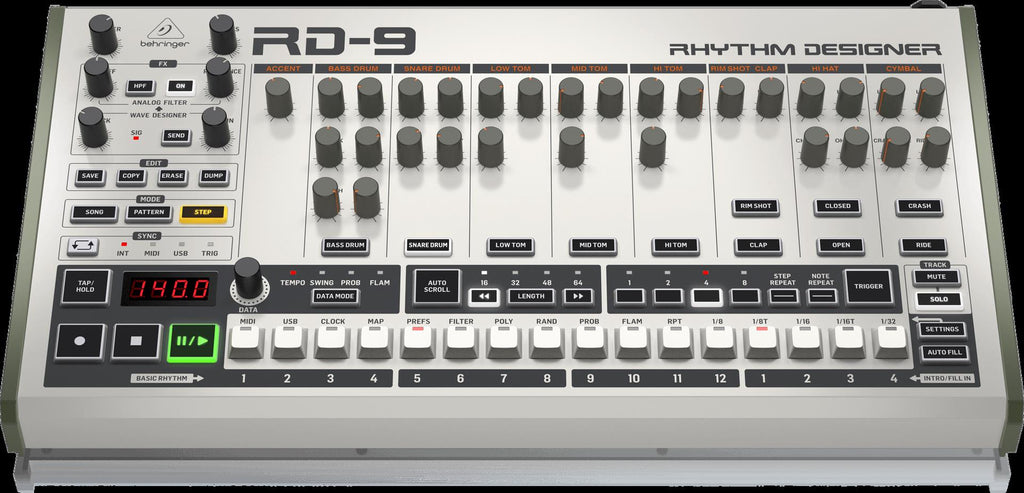 Behringer RD9 Analogue Rhythm Designer Drum Machine