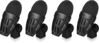 Behringer BC1500 7-piece wired drum microphone set with individual microphones for live drum kit recording.