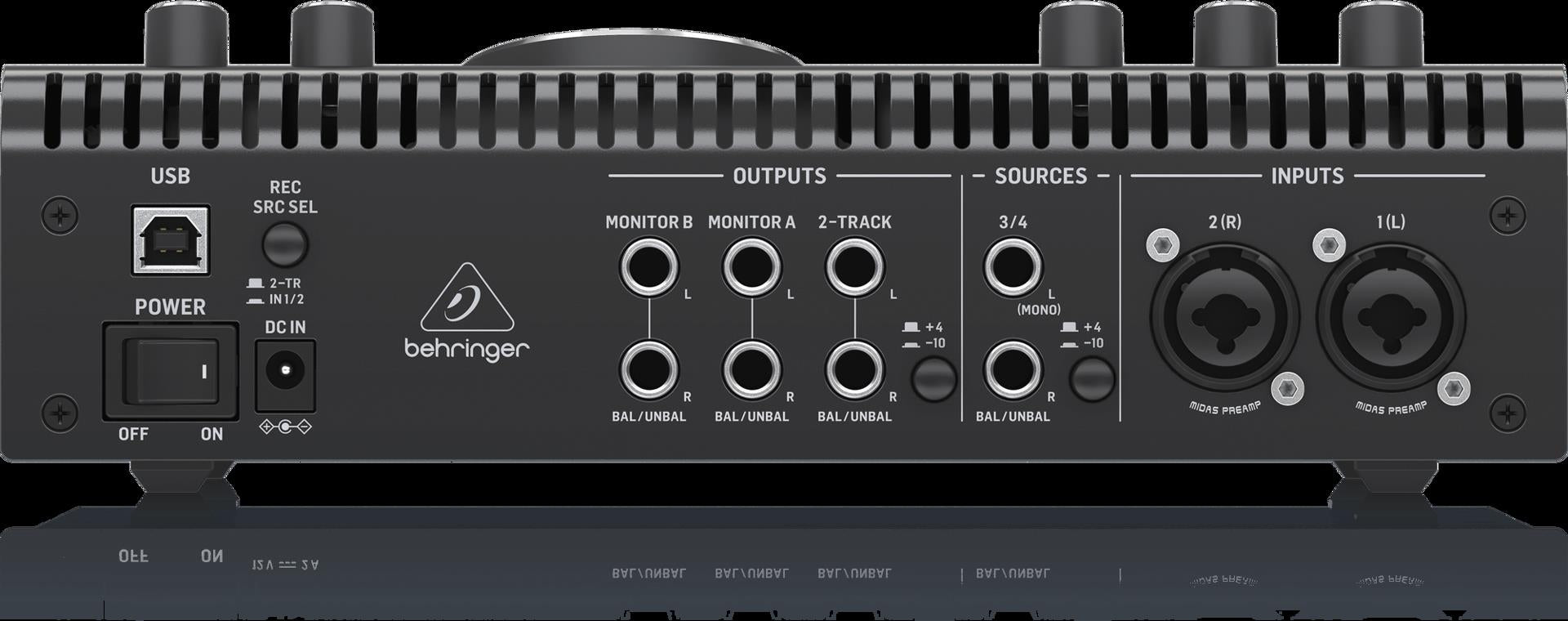 Behringer Studio L USB Audio Interface - 2x4 - Midas Preamps - 192kHz