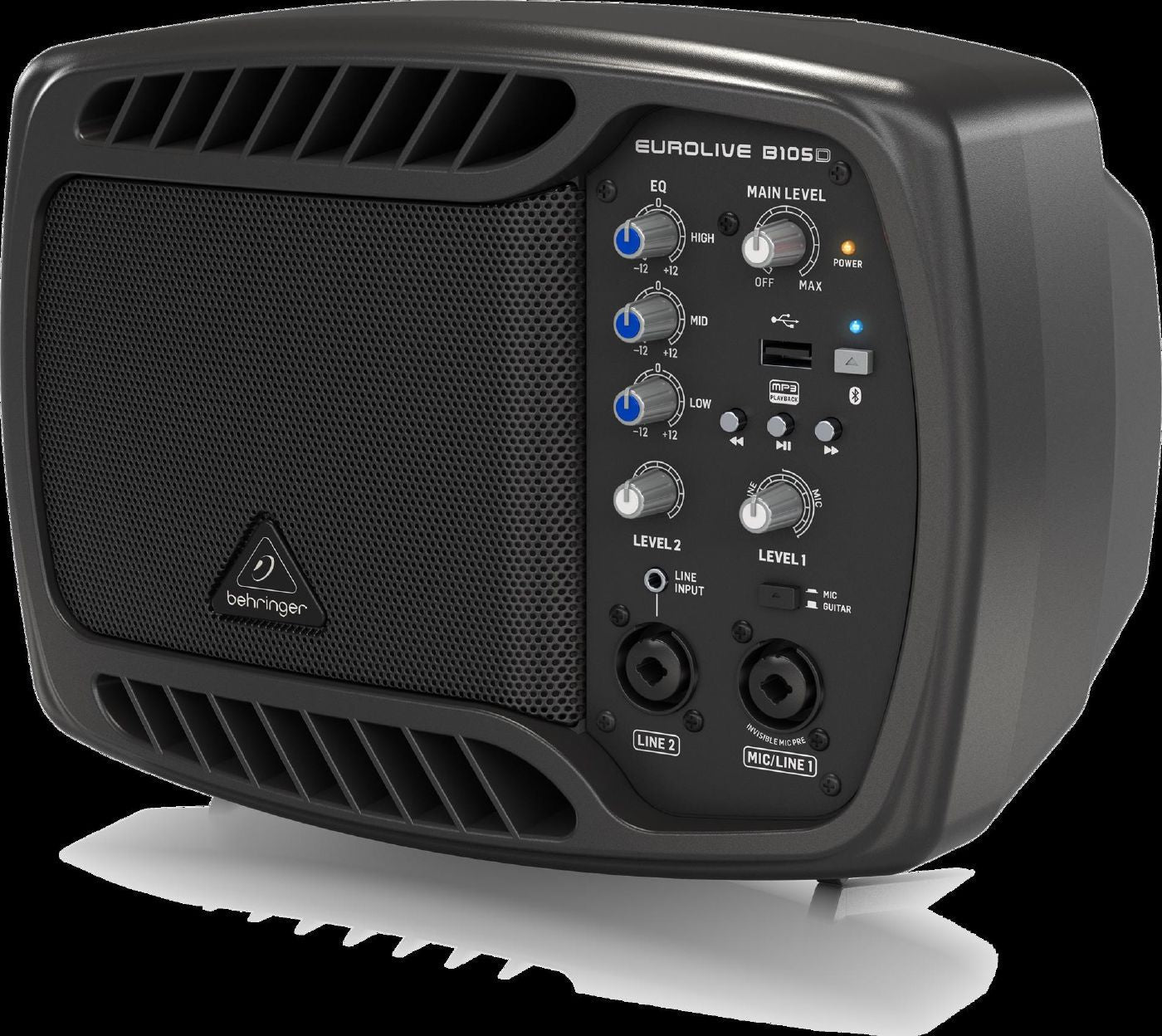 Behringer B105D 50W 5 inch Multipurpose Speaker with MP3 Player and Bluetooth