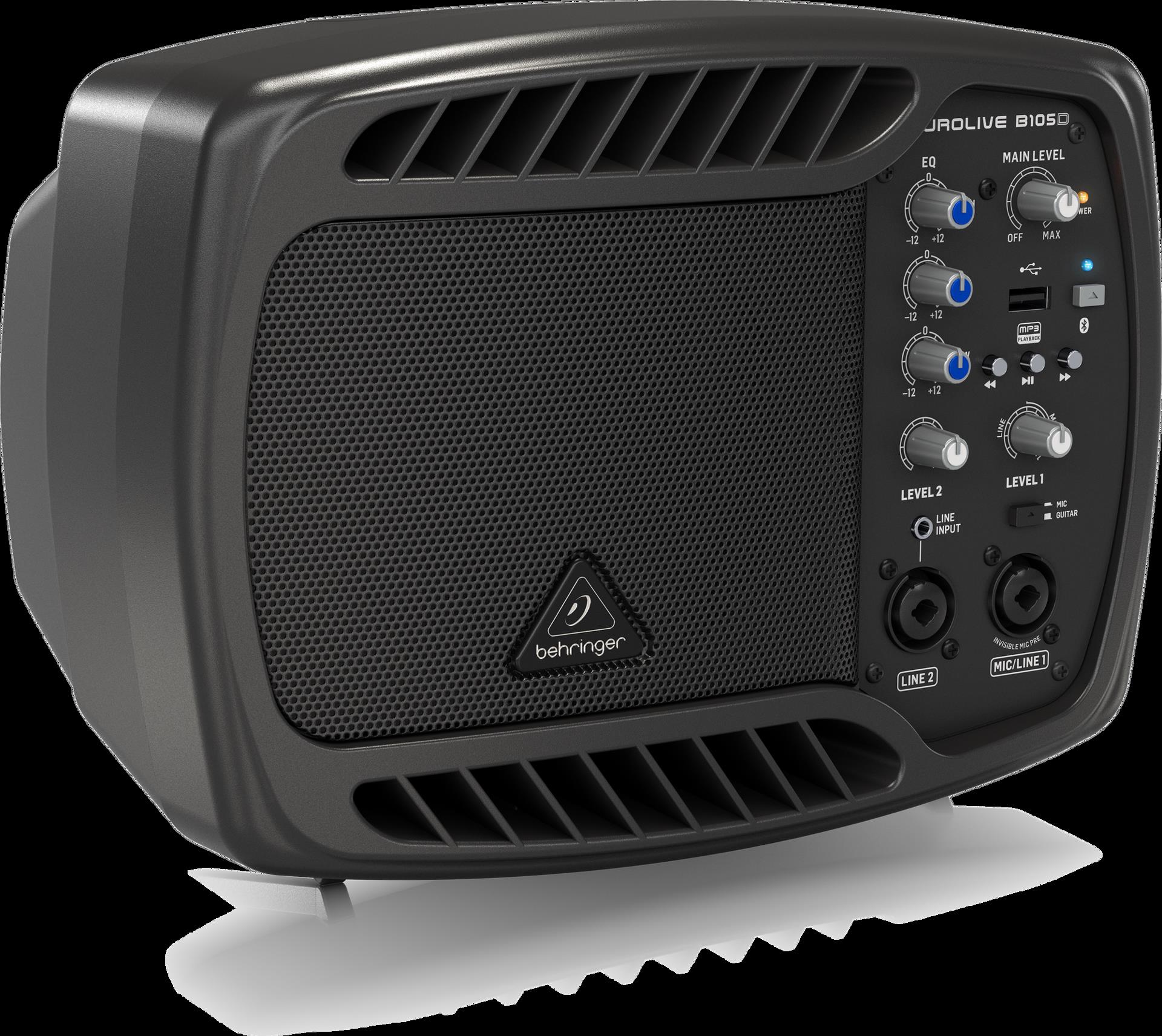 Behringer B105D 50W 5 inch Multipurpose Speaker with MP3 Player and Bluetooth