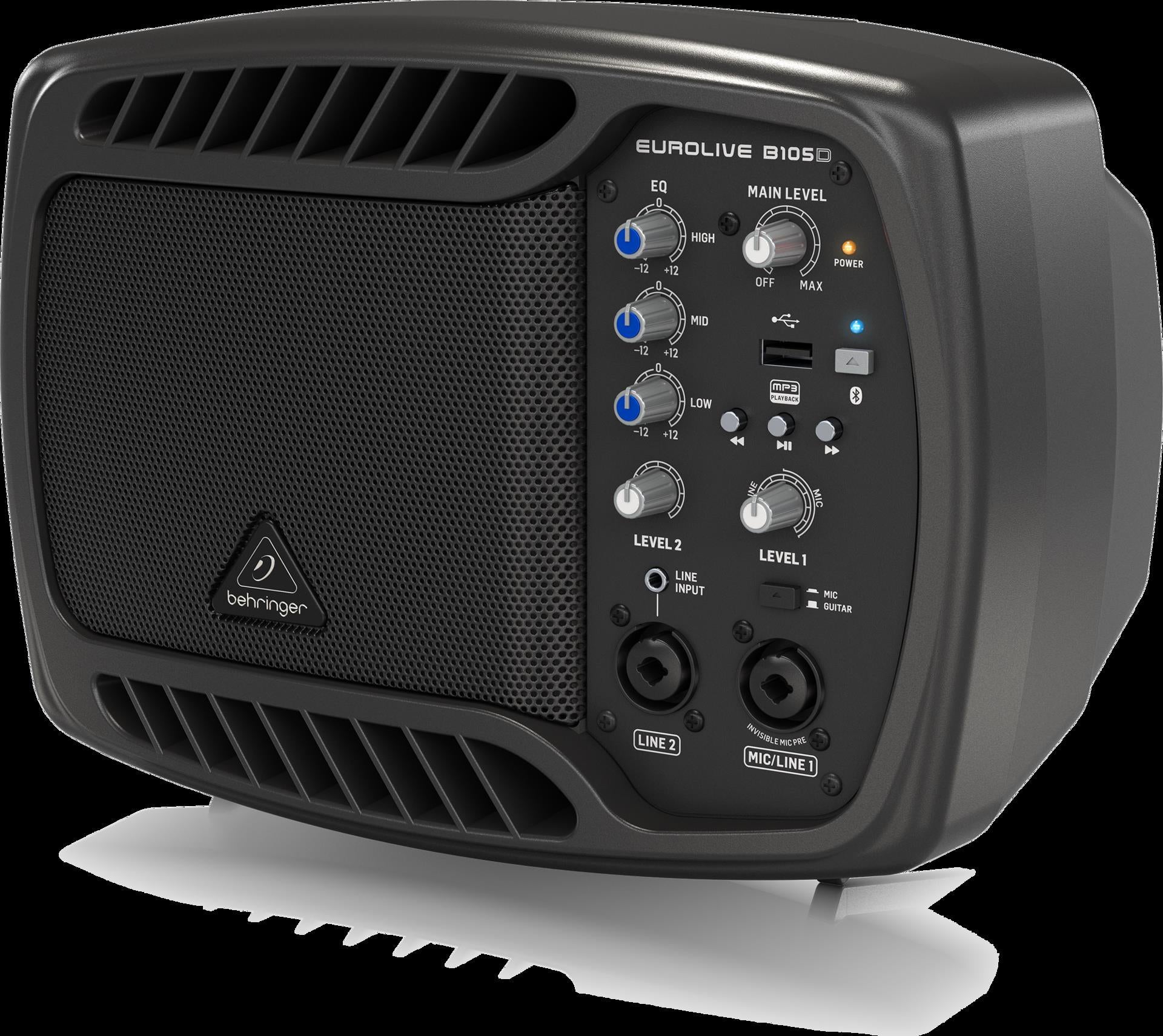 Behringer B105D 50W 5 inch Multipurpose Speaker with MP3 Player and Bluetooth