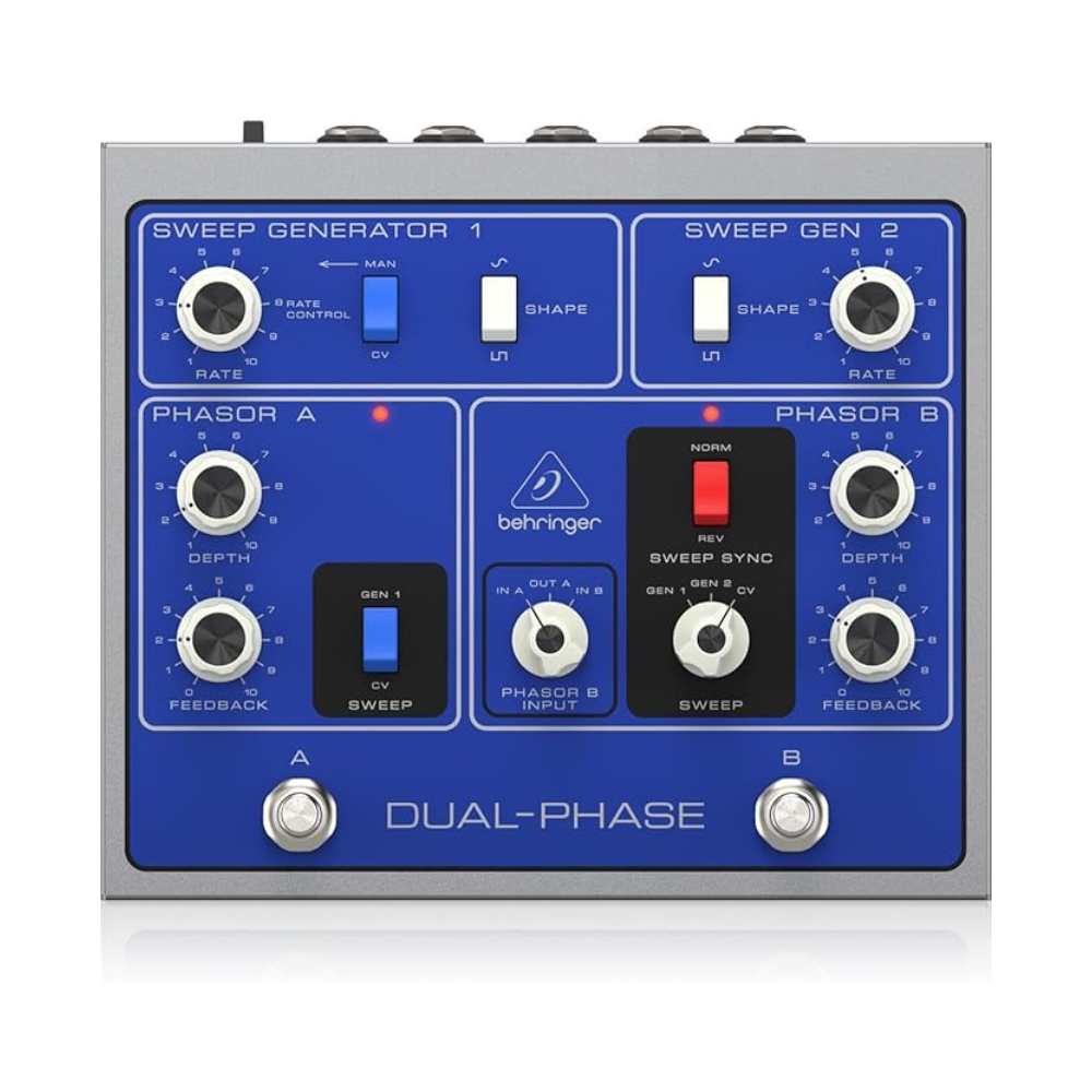 Behringer Dual-Phase Analog Phase Shift Effect Pect Pedal