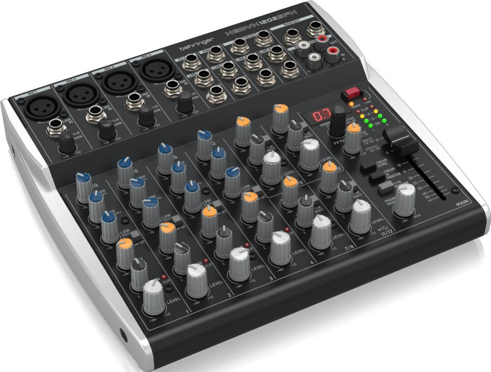 Behringer XENYX 1202SFX 12-Channel Mixer with USB Interface and Effects