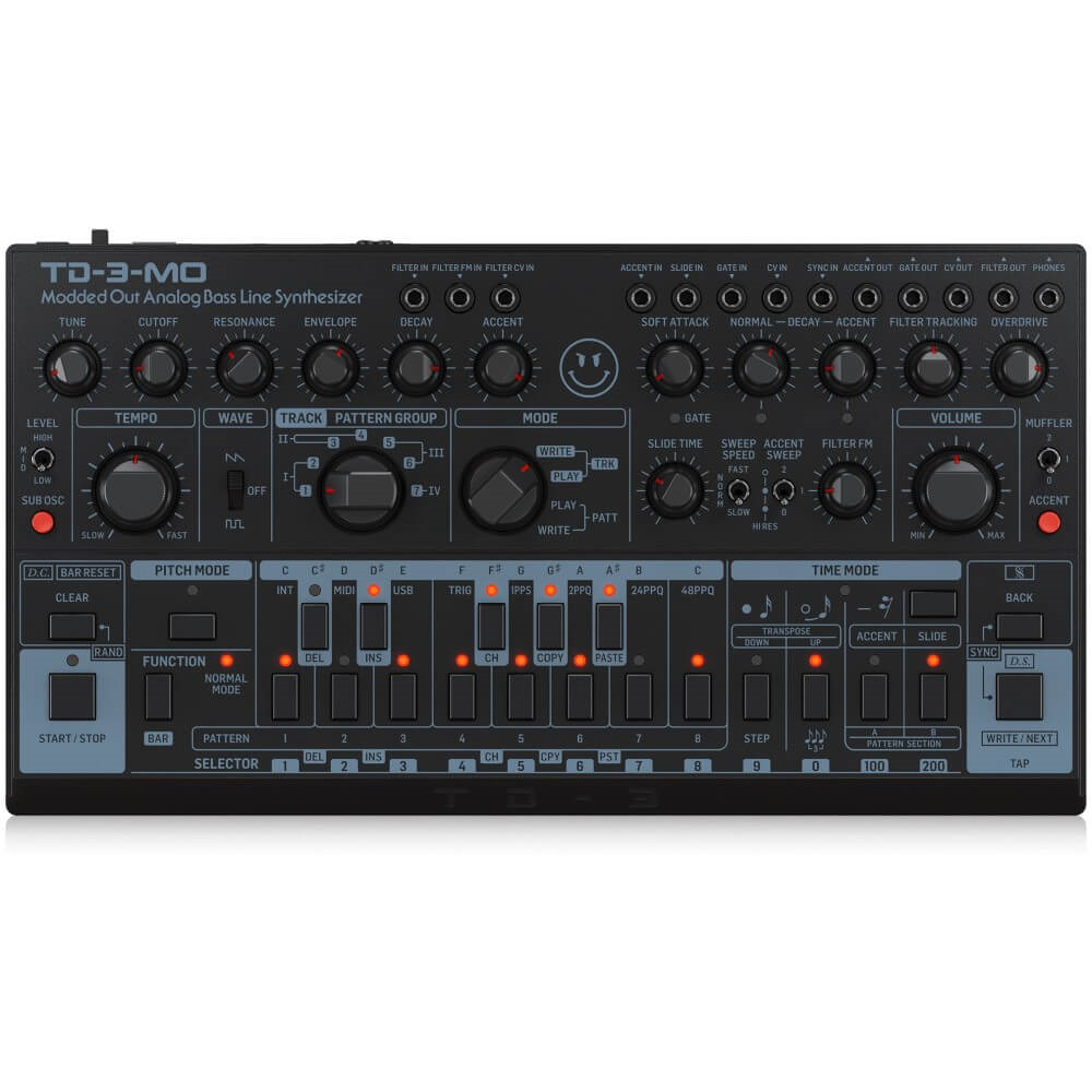 Behringer TD-3-MO-BK Modified Analog Bass Line Synthesizer - Black