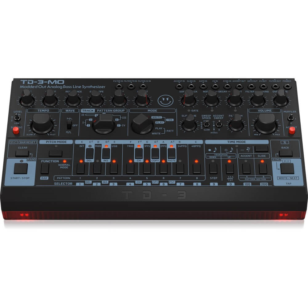 Behringer TD-3-MO-BK Modified Analog Bass Line Synthesizer - Black