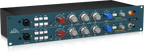 Behringer 1273 2-channel studio outboard mic preamp and EQ with vintage-style controls and dual input channels.
