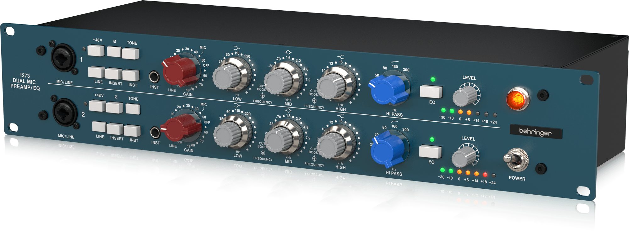 Behringer 1273 2 Channel Mic Preamp & EQ