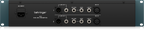 Behringer 1273 2-channel mic preamp and EQ studio outboard unit with knobs and input/output jacks in a professional audio setup.