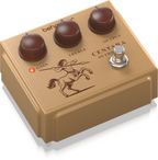 Behringer Centara overdrive effect pedal for guitar, showing the compact pedal with control knobs and input/output jacks.