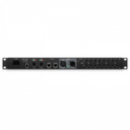 Behringer P24 Hub Stageconnect Hub, a digital rack mixer with multiple input/output connections and a sleek design.