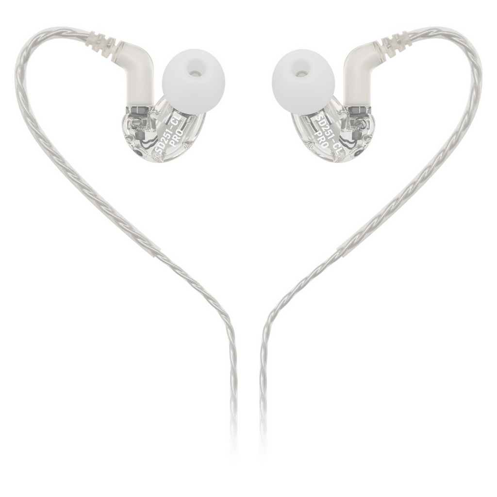 Behringer SD251-CL Pro In-Ear Studio Earphones - Clear