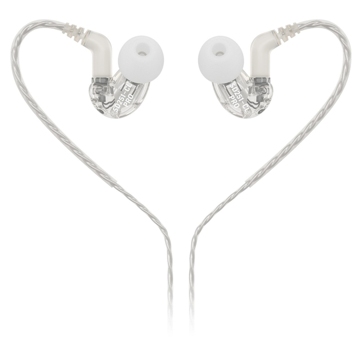 Behringer SD251-CL Pro In-Ear Studio Earphones - Clear
