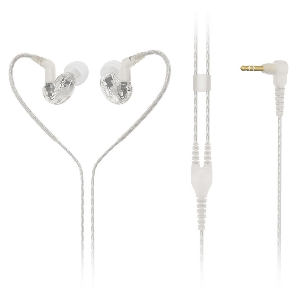 Behringer SD251-CL Pro In-Ear Studio Earphones - Clear