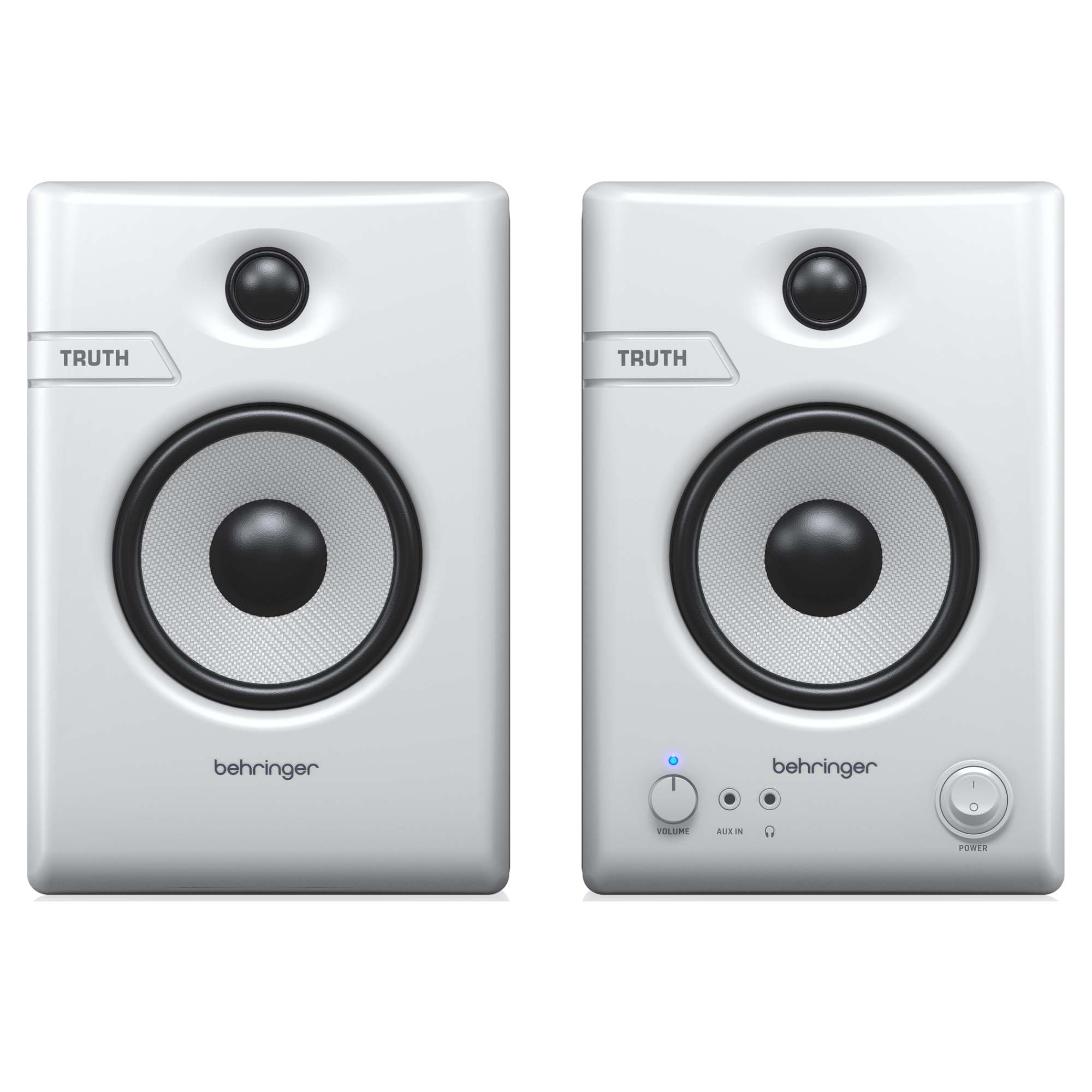 Behringer Truth 4.5 Studio Monitor Speakers with Bluetooth (Pair) - White