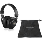 Behringer BH20 closed-back studio headphones with padded ear cups and adjustable headband for comfortable listening.