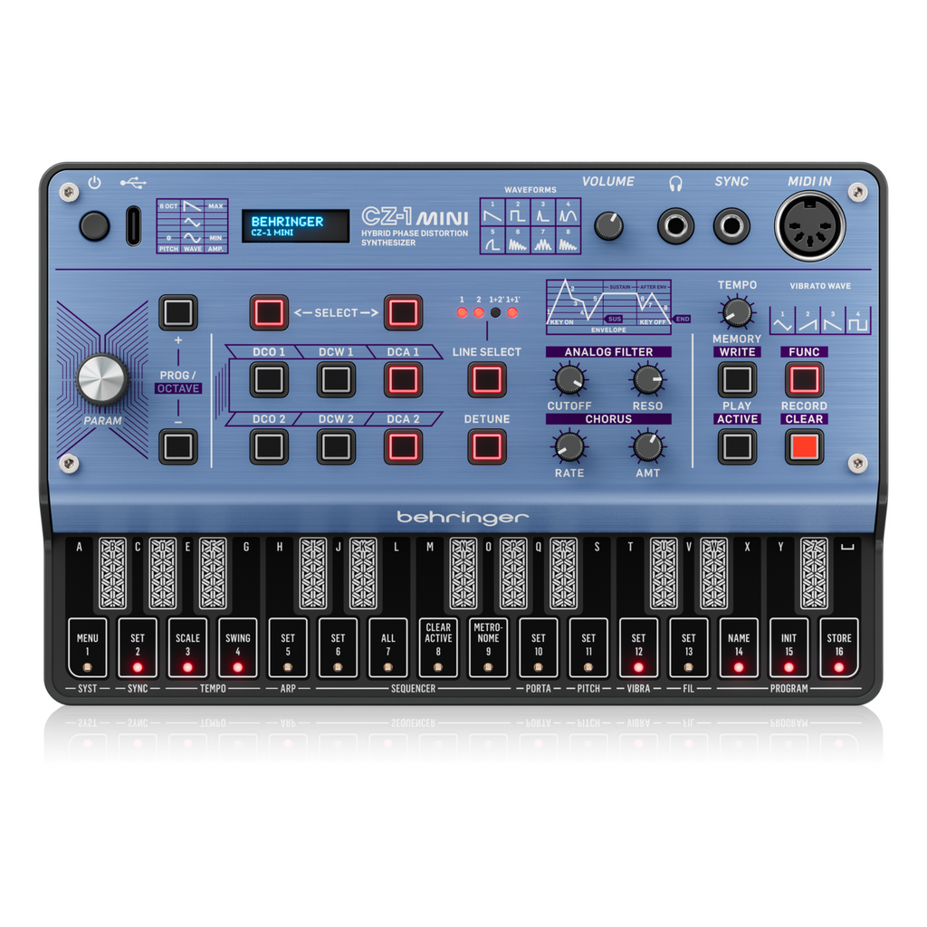 Behringer CZ-1 Mini Synthesizer Keyboard